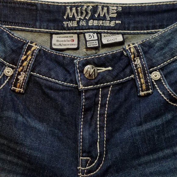 Miss Me ‘The M Series’ ™ X1008BX Boot Cut Jeans - Picture 5 of 12